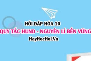 Nội dung Quy tắc Hund là gì, Ví dụ, Hóa 10 - Hỏi đáp nhanh